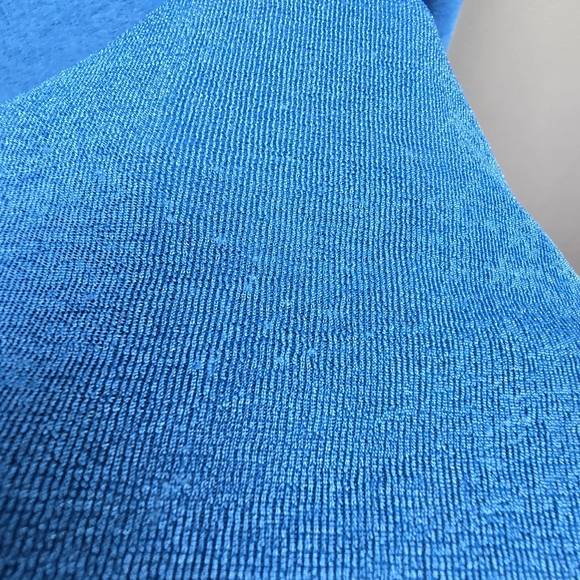 LIONESS Long Sleeve Montana Mini Dress Open Back Blue Womens Size L - Picture 13 of 14